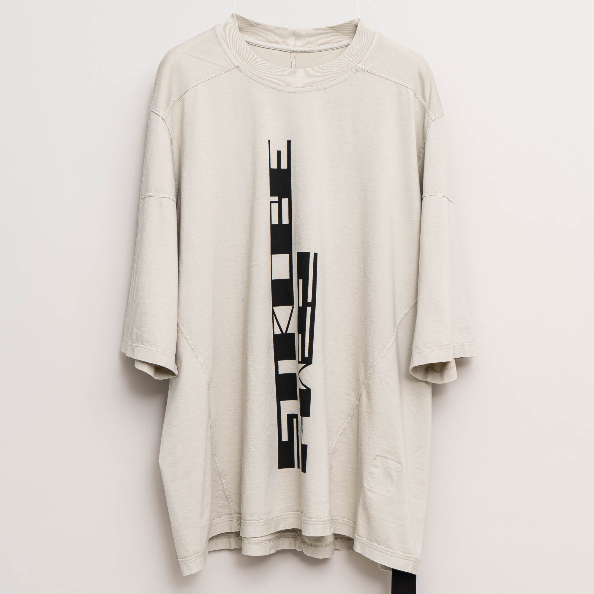 DRKSHDW by RICK OWENS Walrus Crewneck Cotton T-Shirt OFFWHITE